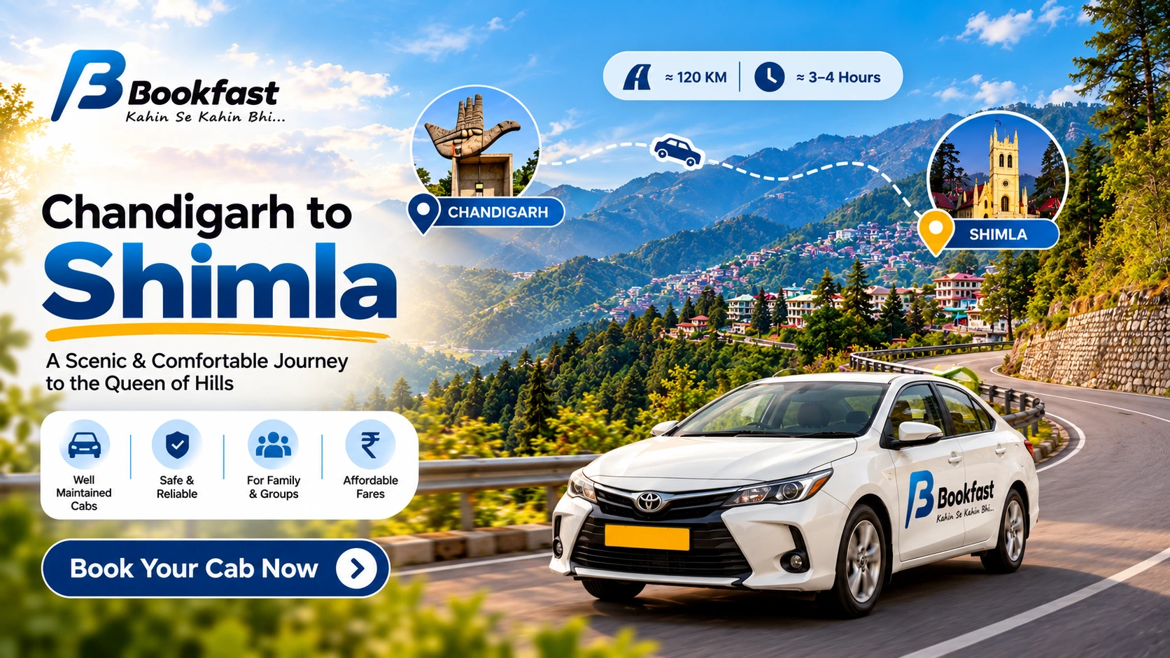 Chandigarh to Shimla travel guide