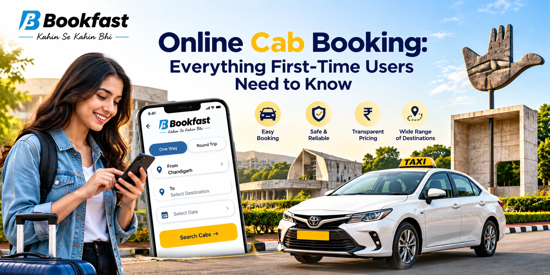 Online Cab Booking First Time Users